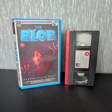 The Blob VHS - Ex Rental Big Box PAL UK Braveworld Video Horror Very Rare
