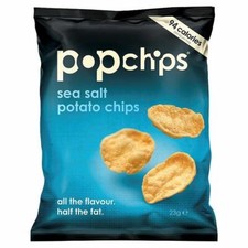 Popchips Sea Salt Potato Crisps - 23g