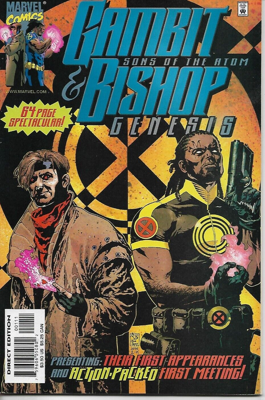 GAMBIT & BISHOP - SONS OF THE ATOM GENESIS (2001) - Back Issue (S)