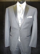Grey Madison - Two Buttons Notch Lapel 905