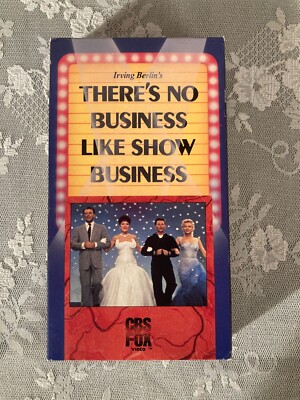 There's No Business Like Show Business VHS Tape CBS Fox Marilyn Monroe Musical