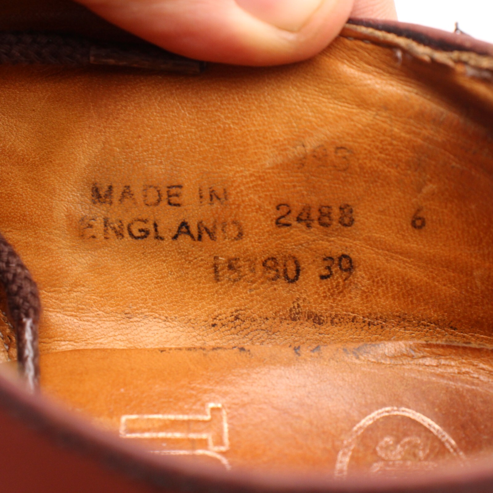 SAOLA Scarpe stringate Solovair X Toast Gibson pelle bordeaux da uomo taglia UK 6