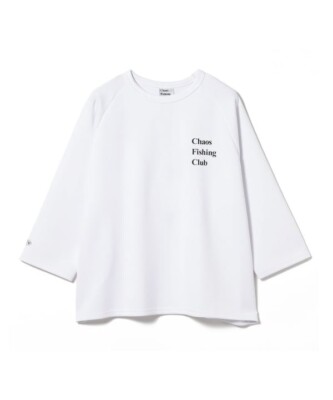 (ASK availability First) BEAMS T Chaos Fishing Club / LOGO RAGLAN  new