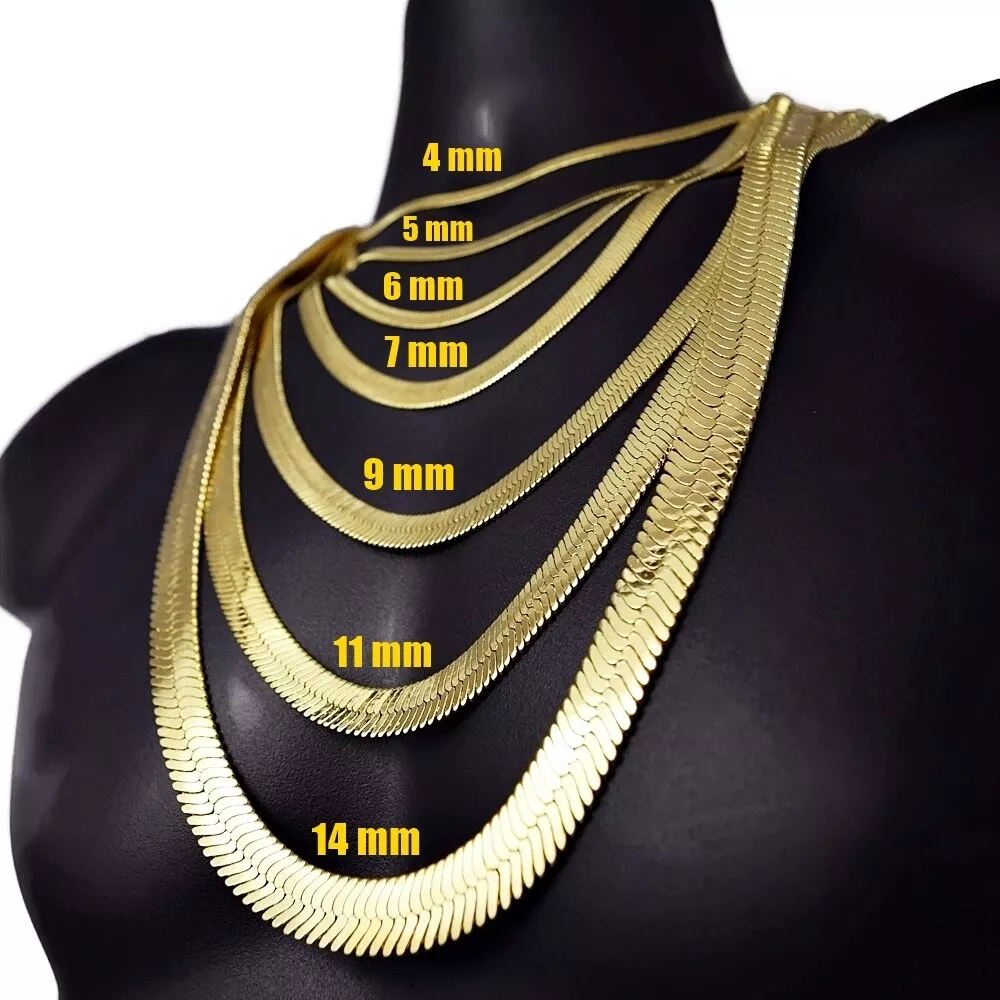 14K Gold Plated Flat O Shape Chain Long and Short O Shape Chain Jewelry  Chains Necklace Chains Flat O Shape Chains for Crafting 