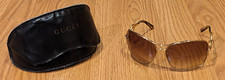 Gucci Sunglasses Gold Tone Frame - NEEDS REPAIR