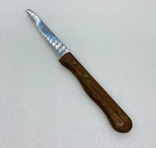 Vintage Forgecraft Steak Dinner Knife Serrated 8.5” Stainless Japan 29