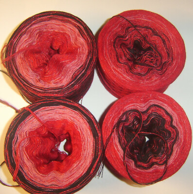 Lace Farbverlauf Bobbel Glitzer 1400 m   a( Grundpreis  1kg 60 Euro )
