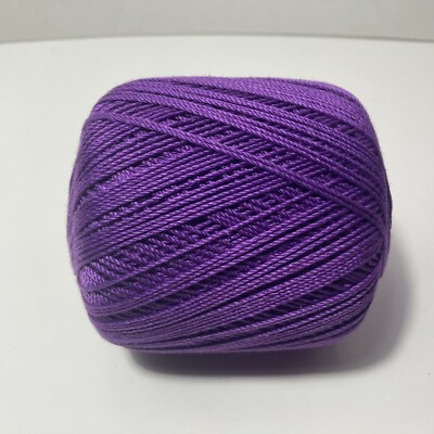 Purple Crochet Thread Aunt Lydia's Fashion 3 Cotton Thread 5 Spools 