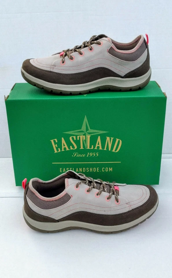 Nuevo Eastland Erika Senderismo Caminar Moda Zapato Beige/Rosa/Marrón Para Mujer 7.5 EE. UU. NUEVO SIN CAJA Foto 2 de 4
