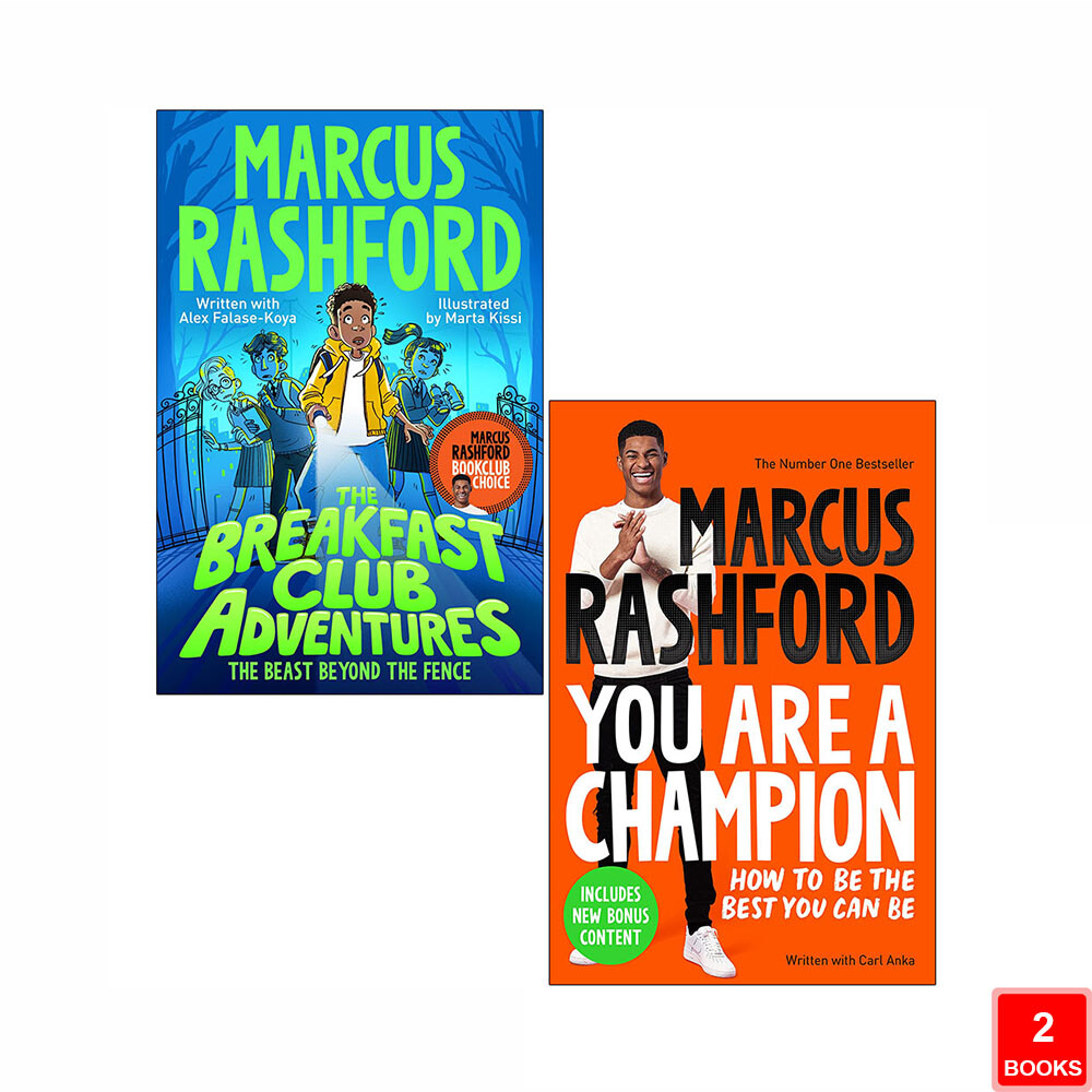 Marcus Rashford 2 Books Collection Set (Breakfast Club & You Are a Champion) NEW