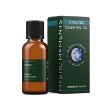 Mystic Moments Ginger Organic Essential Oil - 100% Pure - 30ml