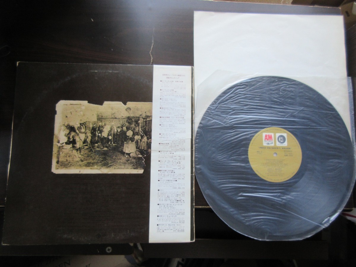 David T. Walker Press on Japan Vinyl LP with OBI in 1974 AML