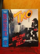 TKO - Below The Belt ( japan W/ OBI Strip ) LP 80's Glam Metal Brad Sinsel 