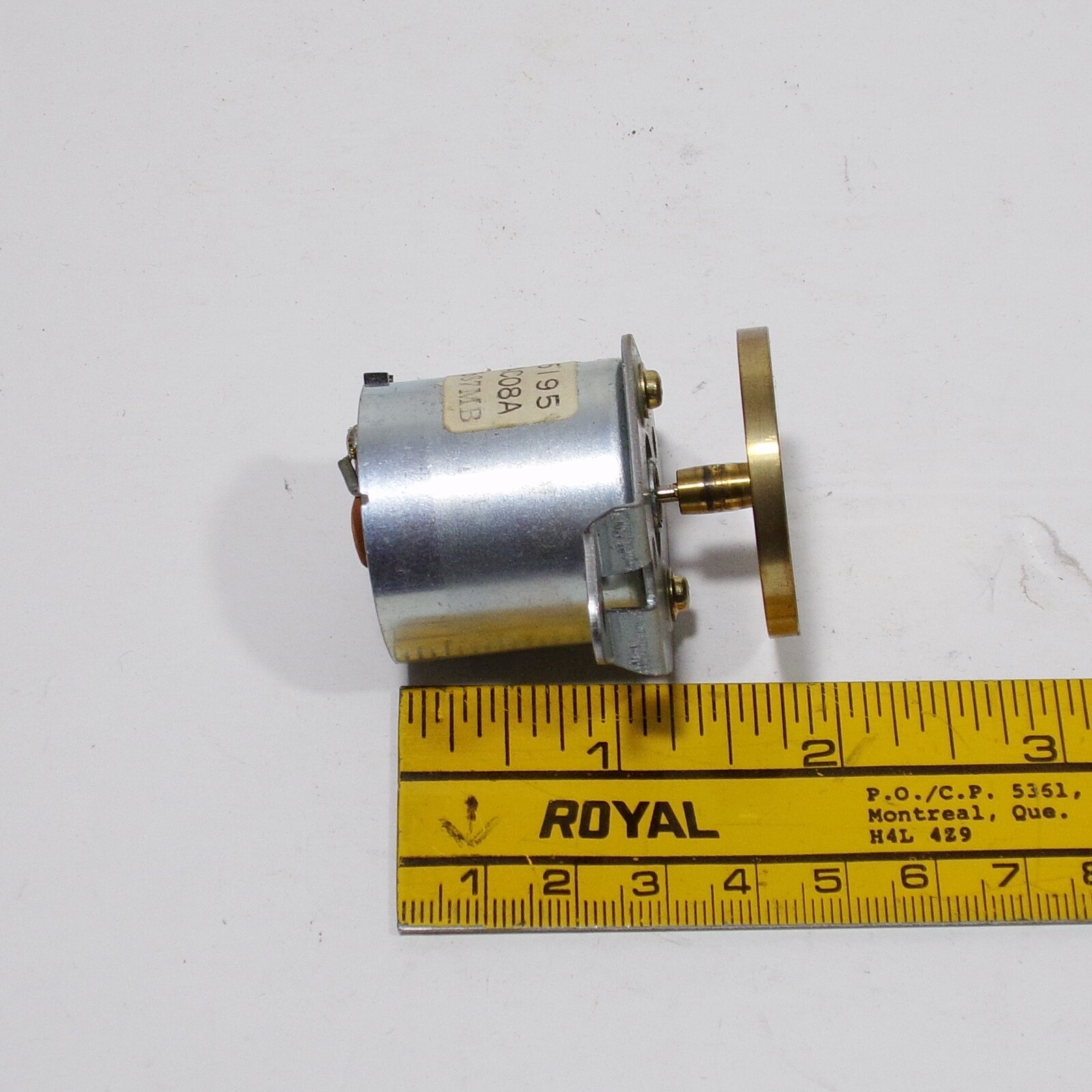 Matsushita Motor MMN7AC08A 312 VDC with 5.4mm flat belt pulley DIY