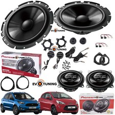 Kit 6 Casse Altoparlanti Pioneer Anteriori Posteriori per Ford Ka KA+ dal 2009