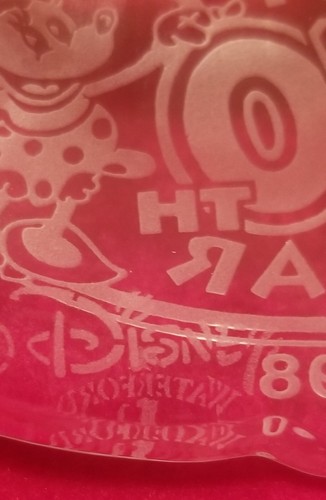 1998 Waterford Crystal Disney Mickey & Minnie Mouse 70th Anniv Ornament geätzt - Bild 5 von 6