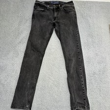 Flying Machine Jeans Men 32 Blue Label Slim Tapered Michael Italy Actual 30x30