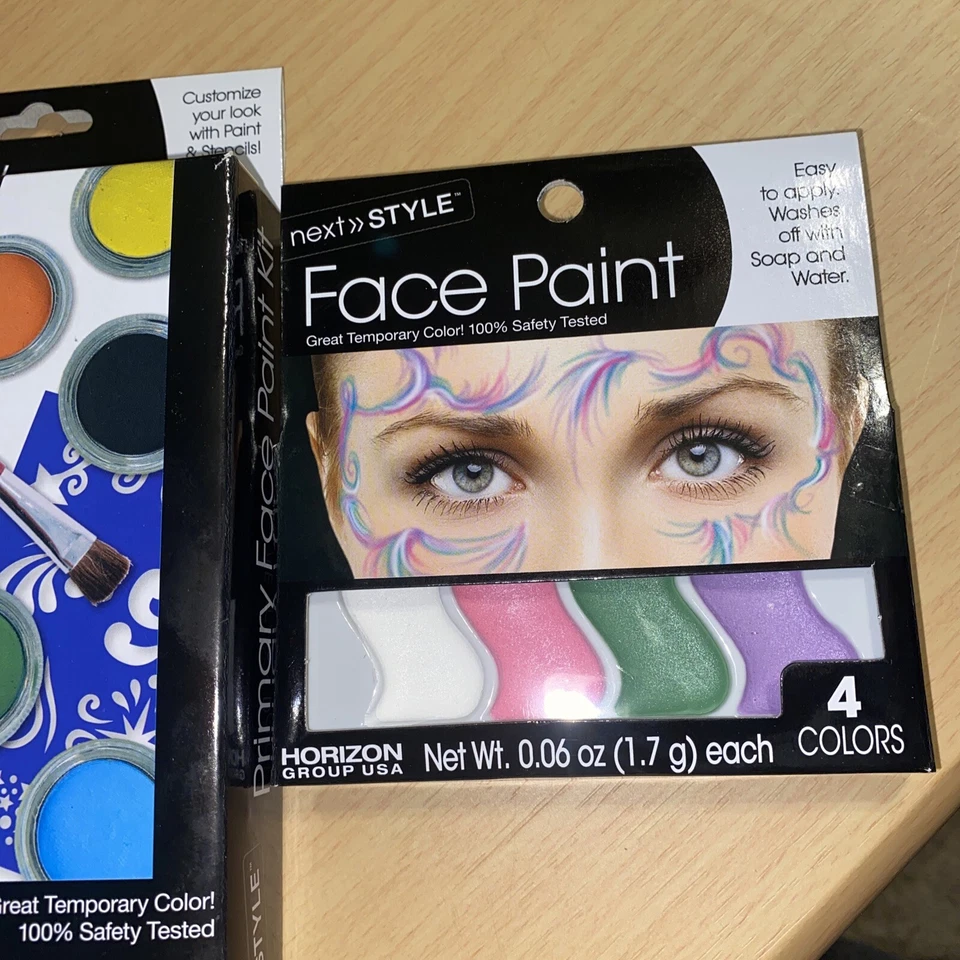 头发粉笔和面部彩绘套装多色下一代风格套装有趣新品 — 第 4/4 张图片