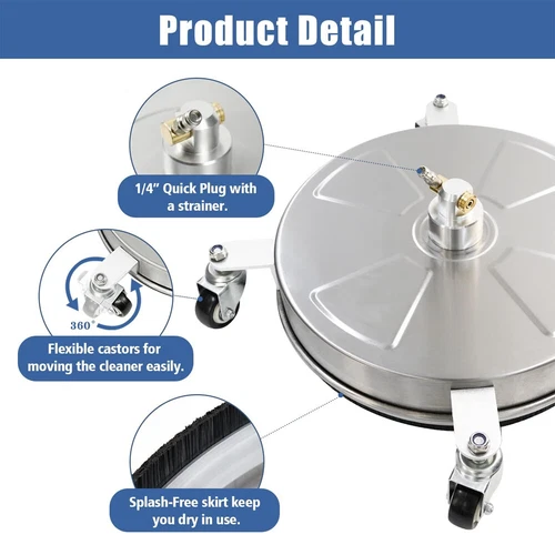 4000 PSI High Pressure Washer Water Heavy Duty Surface Cleaner Industrial Grade - Picture 3 of 25
