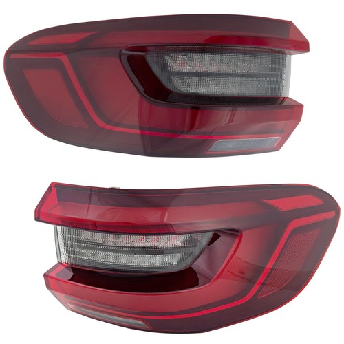 Pair Set of 2 Tail Lights Taillights Taillamps Brakelights Driver