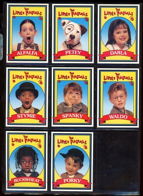 1994 Universal Studios The Little Rascals Complete Promo Card Set (8/8 ...