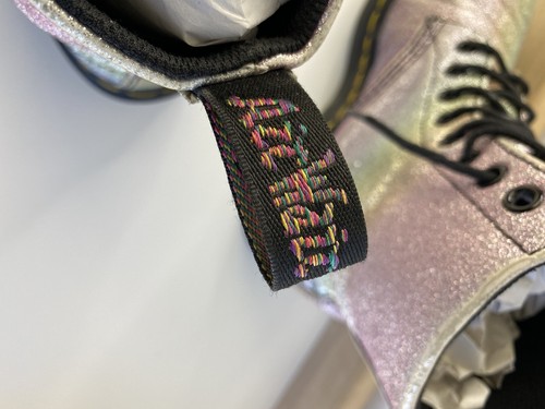 Dr Martens 1460 Pascal Rainbow Glitter Boots AIR WAIR Women’s US Size 5 - Afbeelding 6 van 7