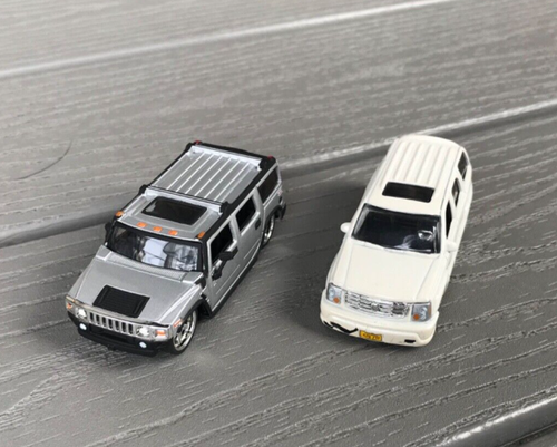 JADA TOYS 1/64 SCALE THE SOPRANOS HUMMER H2 & CADILLAC ESCALADE SET JUST NO BOX - Picture 12 of 22