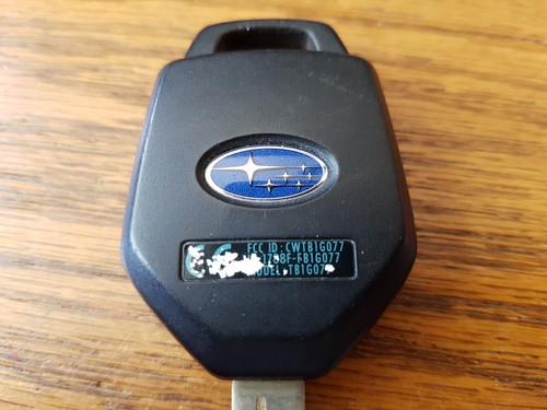 2017-20 SUBARU COMBO HEAD KEY REMOTE FOB CWTB1G077 "H" CHIP BLACK POD 4-BTN - Picture 4 of 10