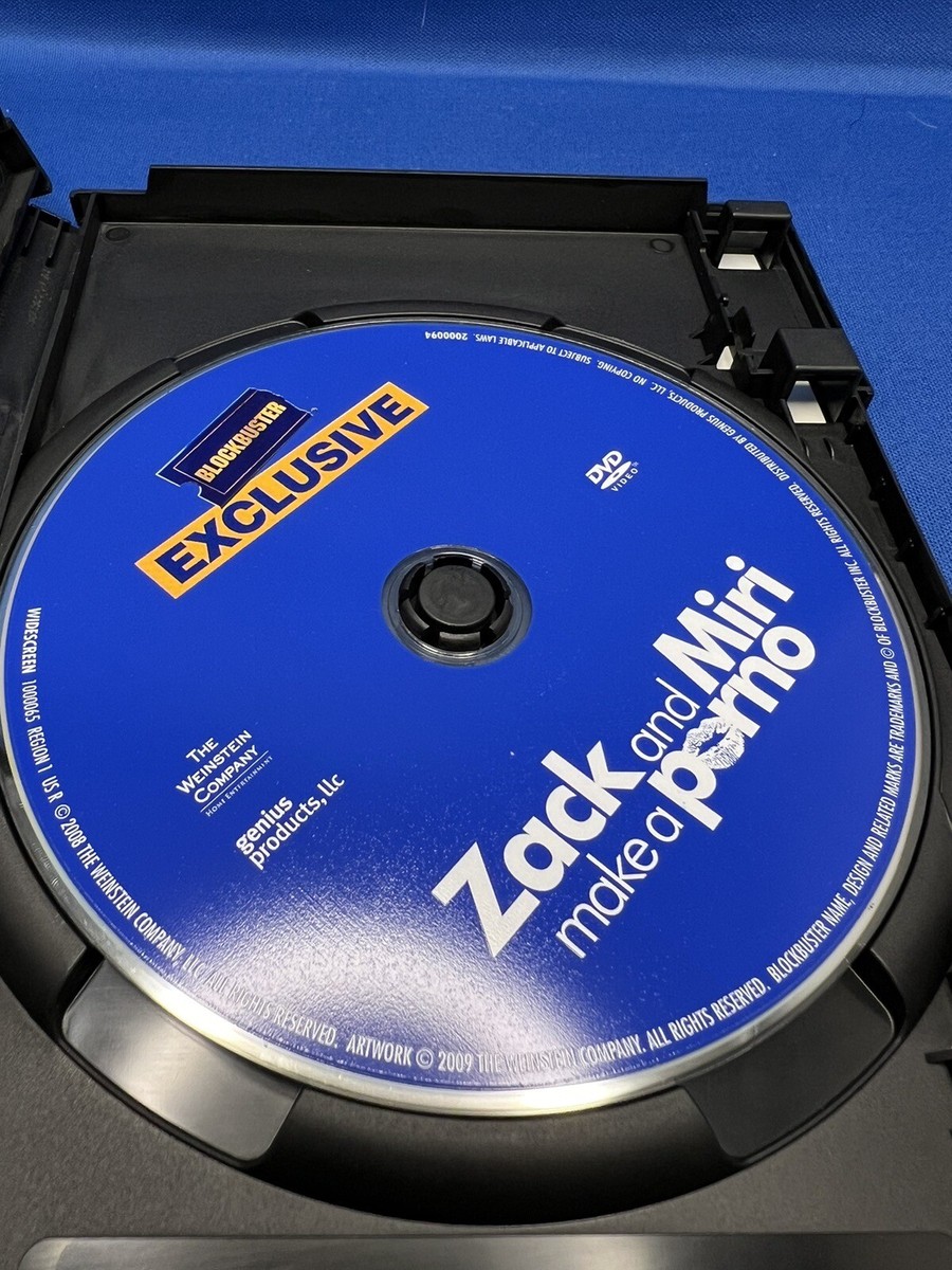 Zack And Miri Make A Porno DVD Previously Viewed Blockbuster Excl
