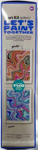 2000s Art 101 Gallery Lets Paint Together 40526 Acrylic Painting Kit 15880 - Picture 5 of 9