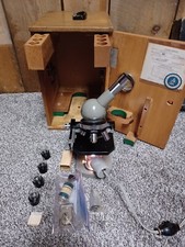 1960s OLYMPUS Tokyo Japan Microscope in Wooden Case w/ Accessories Model 218830