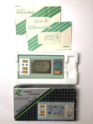BF1 Vintage Gakken LCD Game & Watch No Nintendo Kitchen Panic