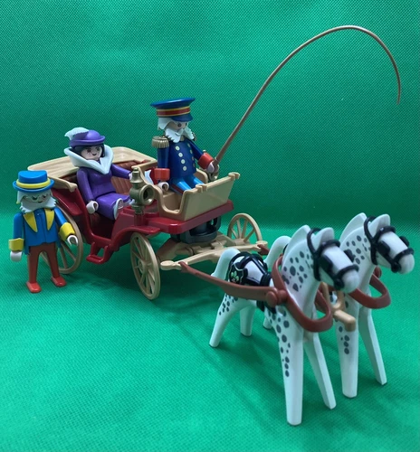 Playmobil 5600 Victorian Horse Drawn Carriage Playset  Vintage