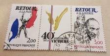 Timbre France Triptyque N°2369A Oblitéré