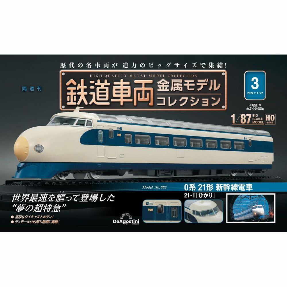 Deagostini Japan Railway Vehicle Metal Mode 1/87 Scale