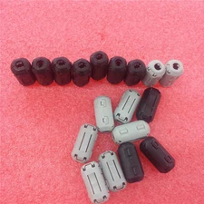 10 Pcs Movable 5mm Inner Diameter Black Plastic Ferrite Core Ring Cable Clip