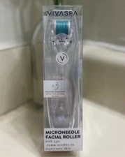 Vivaspa  Facial Microneedle Roller System With 540 .25mm To Rejuvenate Skin New