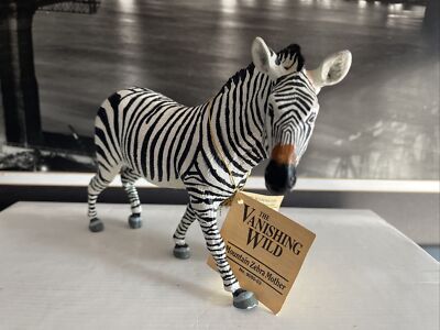 Rare Vintage The Vanishing Wild MOUNTAIN ZEBRA MOTHER Safari