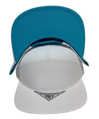 K707DPS Kamel 7 Panel Hydro Trucker Snapback Cap Slight Curve For