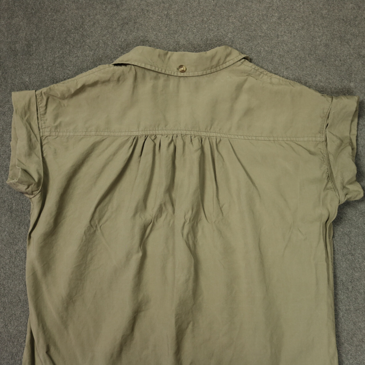 Thread & Supply Lyocell Button Front Short Sleeve… - image 8