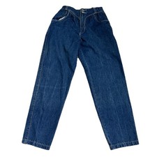 Vintage Jordache Jeans Size 10 High Waisted Dark Wash Blue Western New