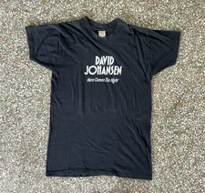 Vintage 1980s David Johansen “Here Comes The Night” Tour T-Shirt Single Stitch