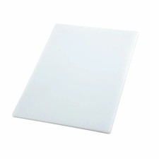 Winco 24 x 18 x ½ White Cutting Board Rectan...