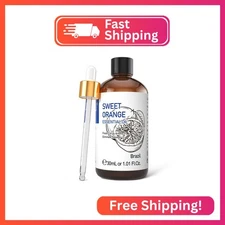 HIQILI 30ML Sweet Orange Essential Oil - Pure and Natural for Diffuser, Skin - 1