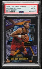 1998 Stadium Club Triumvirate Luminescent Dikembe Mutombo PSA 10 GEM MT HOF s5j