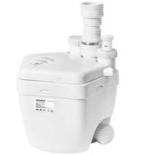 Upgraded 1HP Utility Sink Pump 2200GPH Upflush Macerator 36FT for Sink/Shower