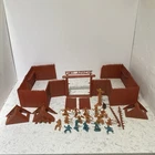 Vintage Marx Toys Fort Apache Play Set 3681 Incomplete As Shown