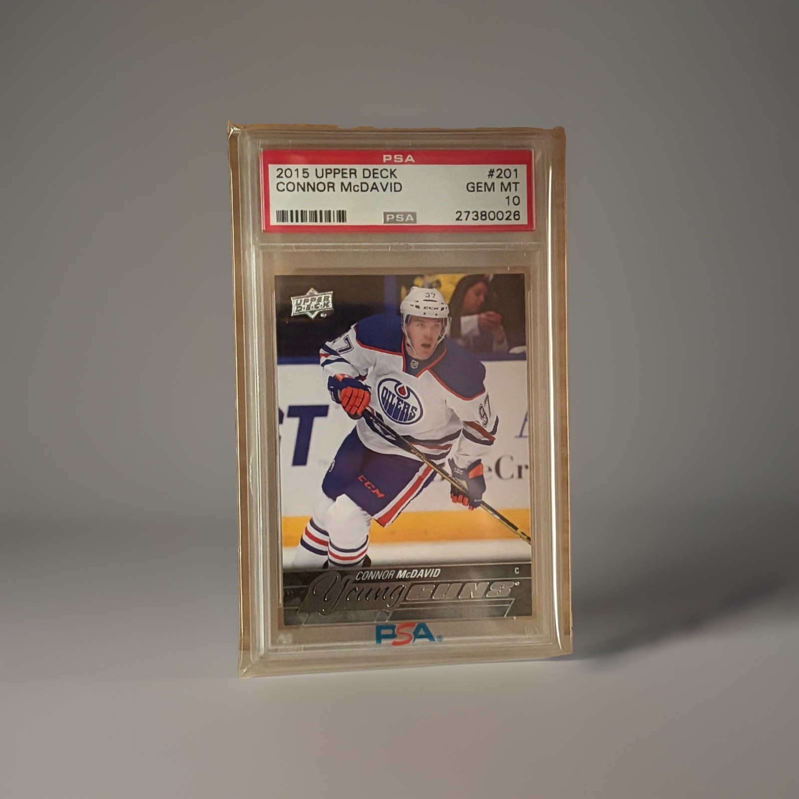 2015 Upper Deck Connor McDavid Young Guns RC PSA 10 #201 🔥