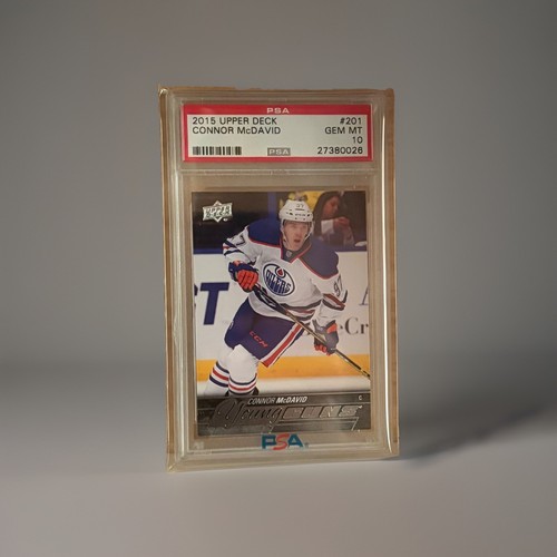 2015 Upper Deck Connor McDavid Young Guns RC PSA 10 #201 🔥