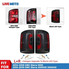 Halogen Upgrade Led Tail Lights For 2014-2018 Gmc Sierra 1500 25003500hd Lh Rh Halogen Upgrade Led Tail Lights For 2014-2018 Gmc Sierra 1500 25003500hd Lh Rh
